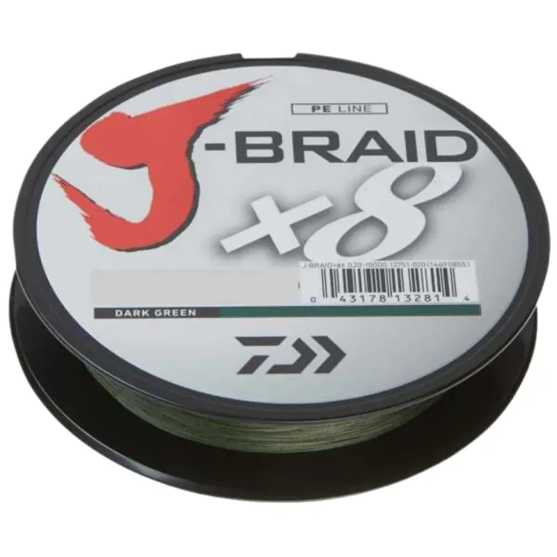 Akční Cena Daiwa J-Braid X8 0,06 mm 4 kg 150m Dunkelgrün